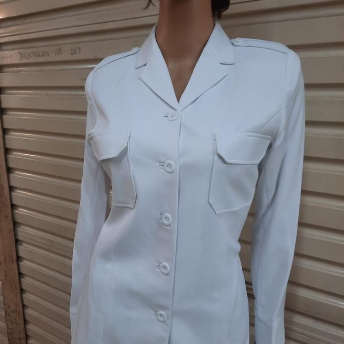 ASLI Seragam atasan Kerja / Seragam PNS Wanita Putih READY STOCK
