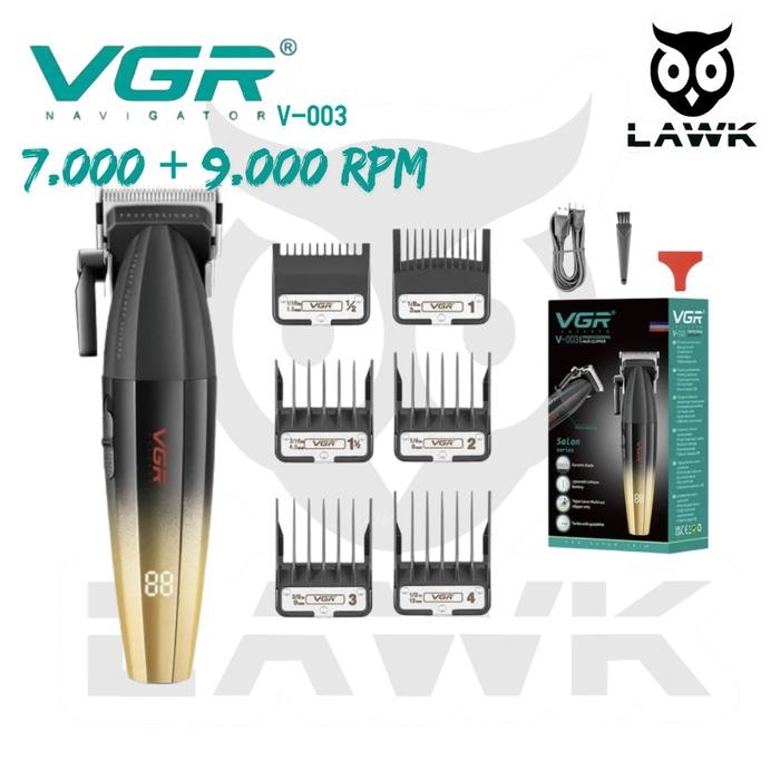 Vgr Hair Clipper V003 Profesional Hair Clipper 9000 Rpm Vgr V 003 Terlaris