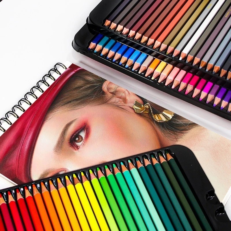 

Brutfuner Pensil Warna 120 Colors Tinbox K Besi kaleng