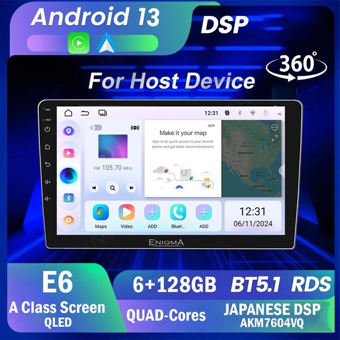 Headunit android ENIGMA E6 android 13