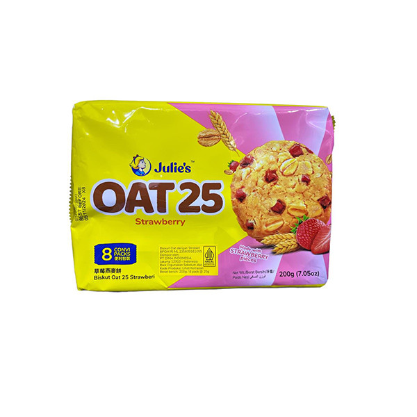 

JULIE'S OAT 25 STRAWBERRY 200 G