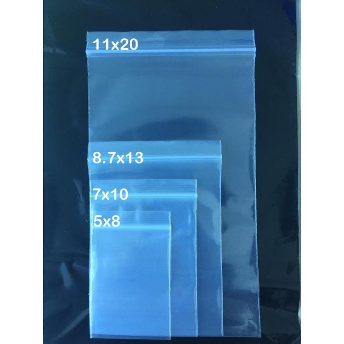 Promo Plastik Klip Pp Smpi Custom 11X20 60 Micron Tebal Zipper Terlaris