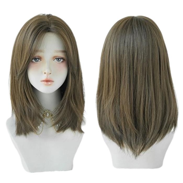AEGYOSHOPPE - D144 full wig korea 42 cm - Wig Rambut Palsu Wig Wanita Korea Style Aesthetic Premium