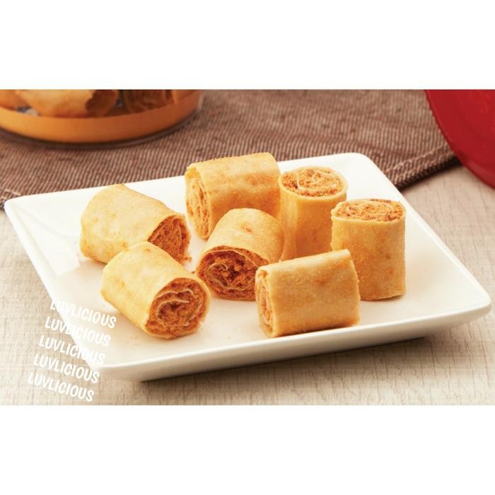 

terbaru !!! bee cheng hiang krispee frostee roll pork floss lumpia abon babi ready