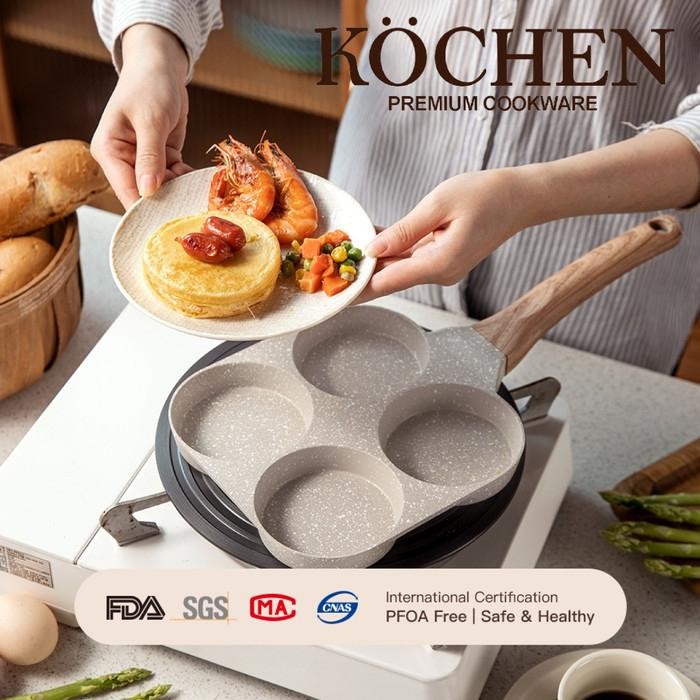 KOCHEN Egg Pan Wajan Penggorengan Telur 4 / 2 Lubang Dorayaki Pancake