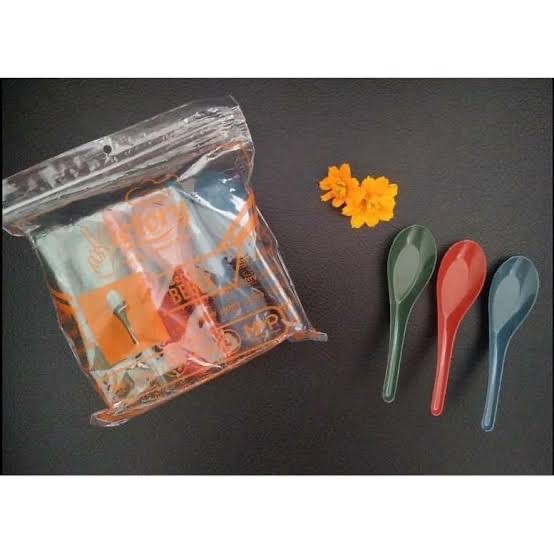 [144 PCS] Sendok Bebek Victory Warna / Sendok Bebek Plastik / Sendok Bebek Plastik Warna