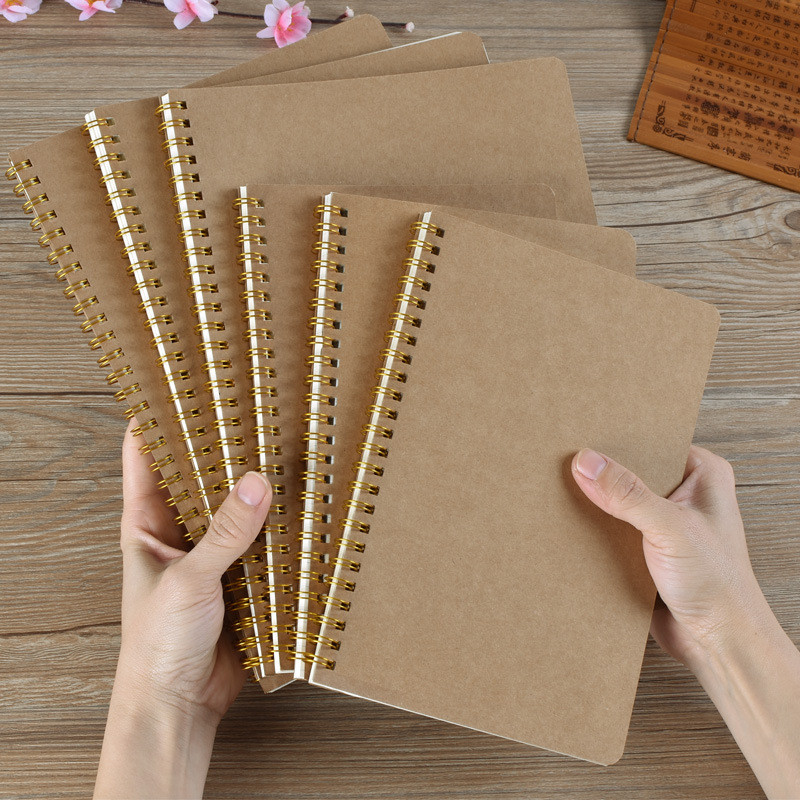 

A4/A5/A6 Coil Notebook Lined Dots Blank Grid Paper Journal Book For School Office Supplies