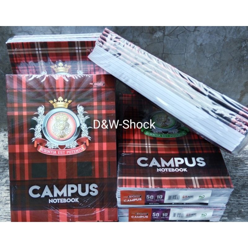 

(promo) buku tulis b 50 lembar / buku catatan ukuran boxyy isi 5 pcs buku
