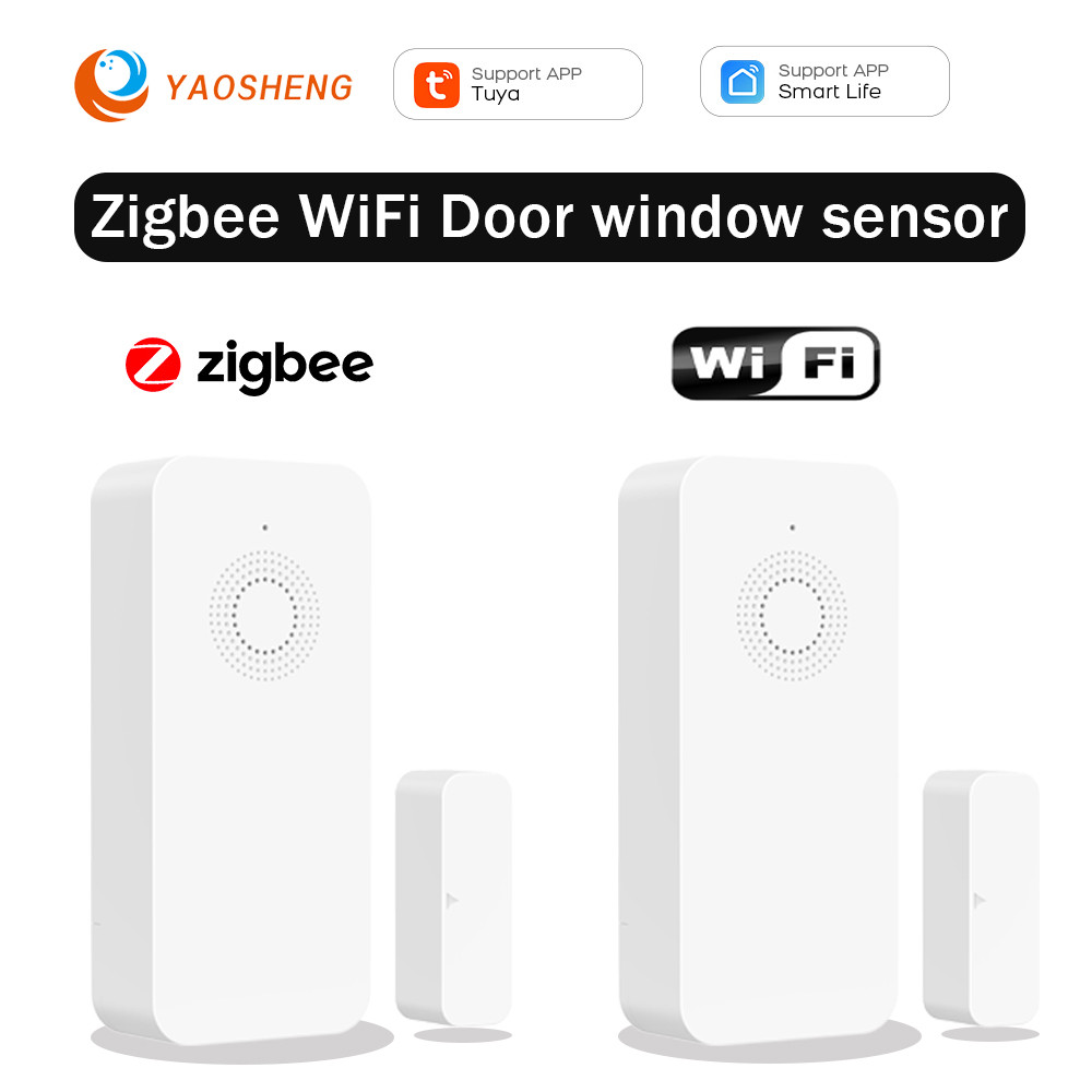 Tuya Zigbee Smart Door Sensor Smart Home Security Window Detector Smart Home Security Alarm System