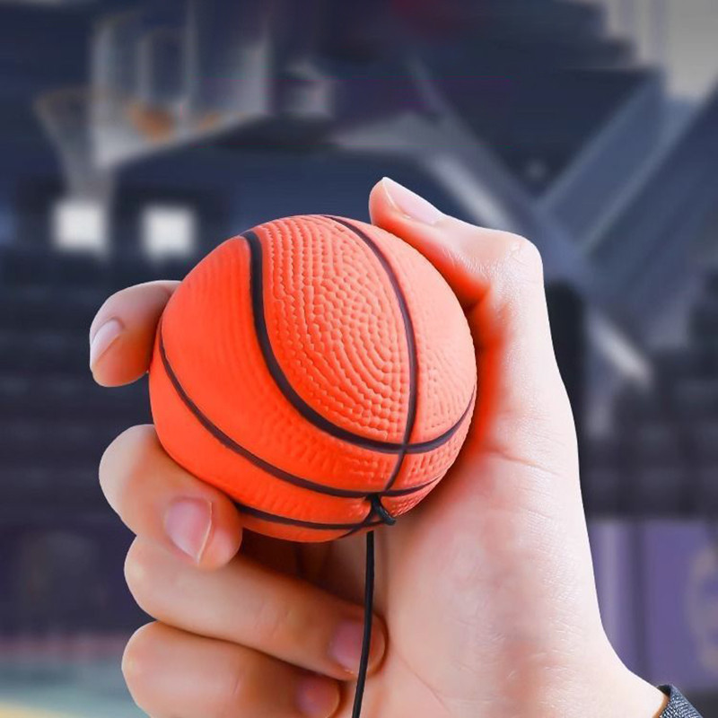 Wrist Bouncy Ball Portable Wrist Ball Throwing Toy Kid Adults Outdoor Wrist Strength Training Ball P