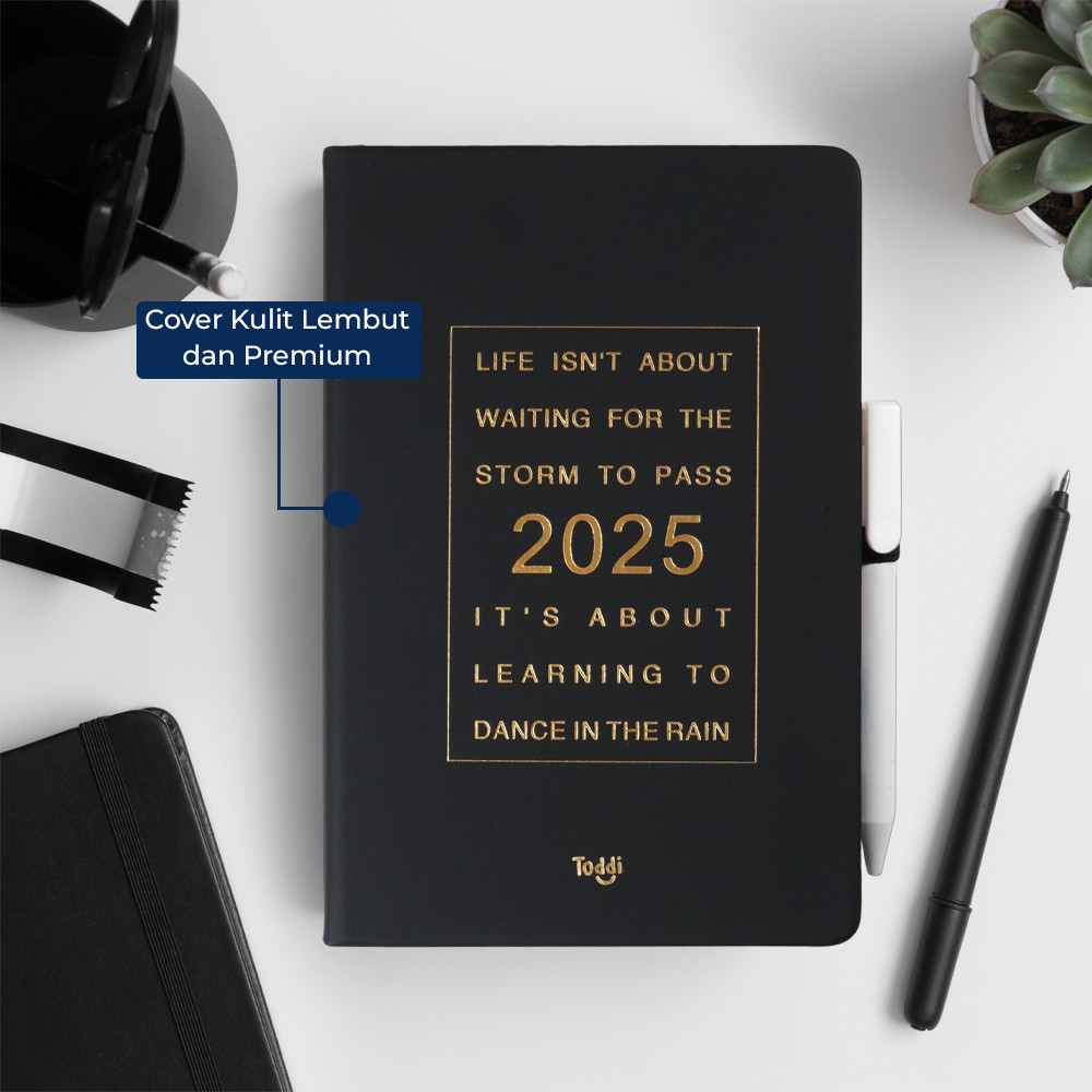 

Buku Agenda Softcover 2025 Monthly Planner Notebook 304 Halaman - TD-20251