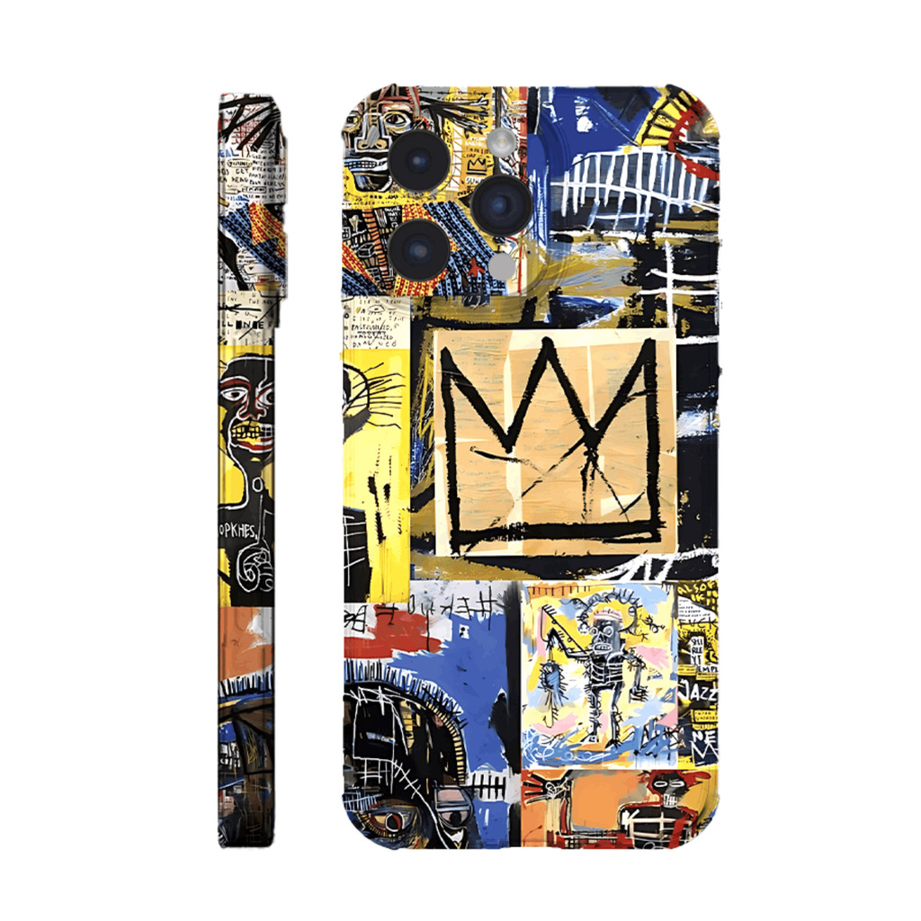 Casing HP Basquiat Style Abstract Iphone 16 Pro Iphone Xr Iphone 15 Plus Iphone 16 Plus Iphone Case