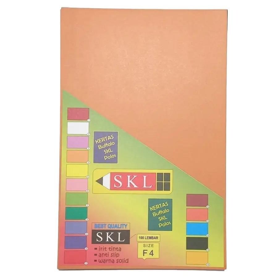 

Kertas Bufalo SKL s F4 / kertas sampul jilid 1pak 100lembar - BERKUALITAS
