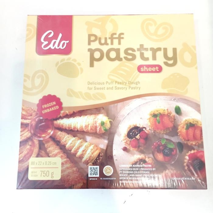 

Sale Terbatas Edo Puff Pastry 750Gr