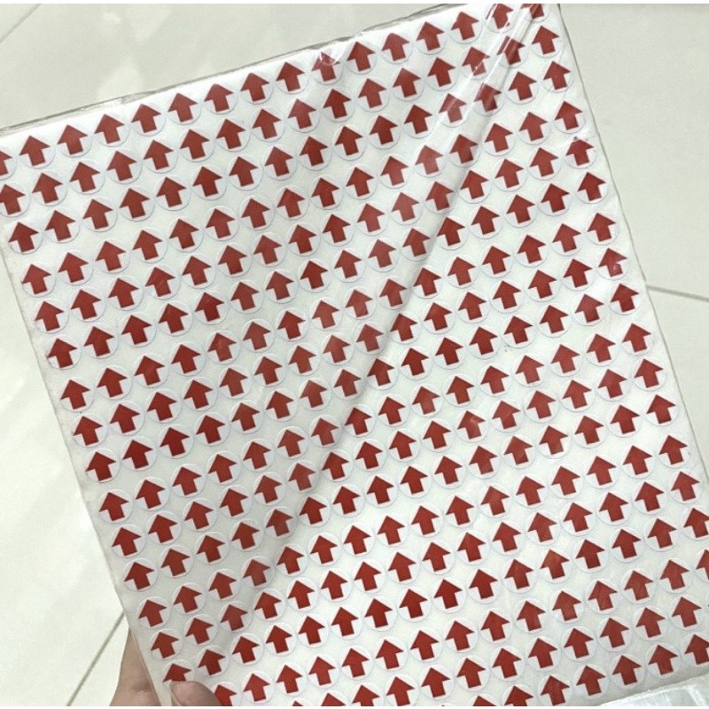 

Sticker Label Panah 1 Pack / Sticker Label / Sticker QC diameter 8mm 100lbr x 280pcs = 28.