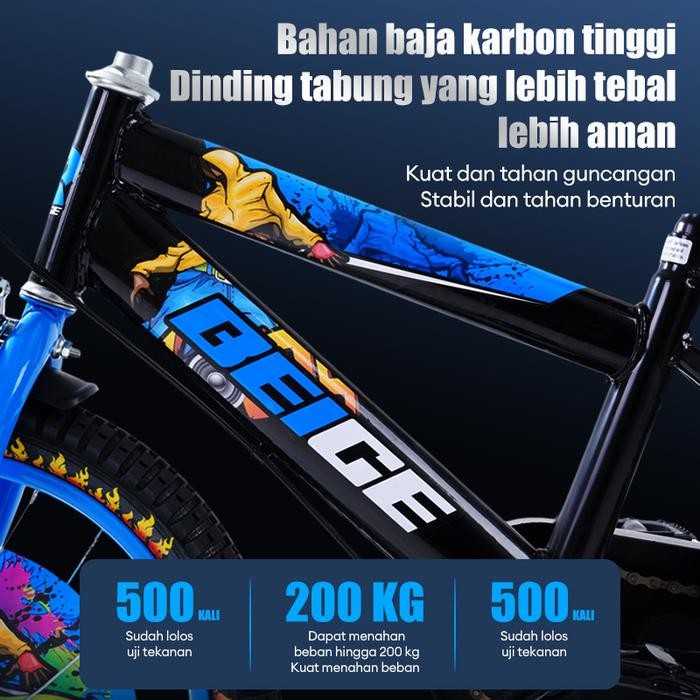 terbaru  sepeda 12/16/18 inci ban besar ban raksasa untuk anak laki-laki anak perempuan sepeda