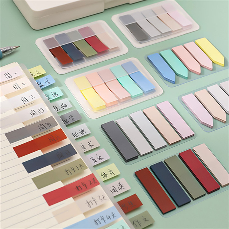 

15 Types Color Self Adhesive Memo Pad Sticky Notes Bookmark Point It Marker Memo Sticker Paper