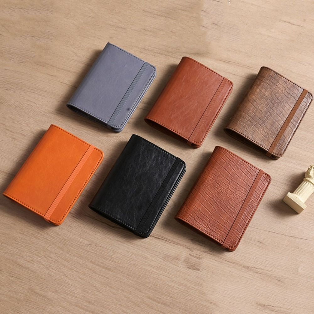 

Creative A8 Leather Binder Notebook Blank Line Portable Loose Leaf Notebook 5 Holes Schedule Memo