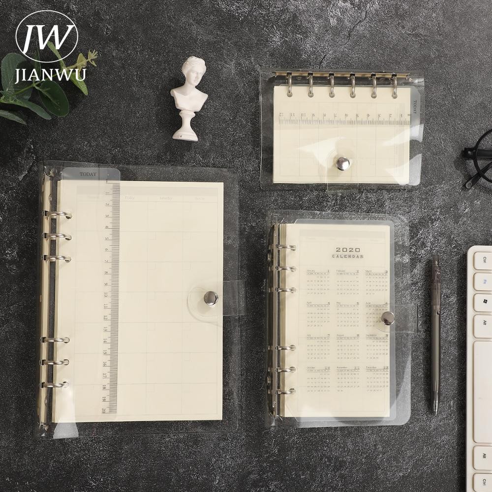 

Jianwu A7Binder Filler Paper Diary Notebook Replaceable Inside Page Loose Leaf Inner Core Binder