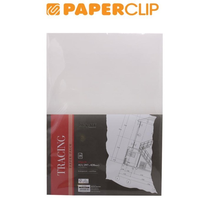 

Kertas Kalkir / Tracing Paper Mayart A3 80-00391-3 #Gratisongkir
