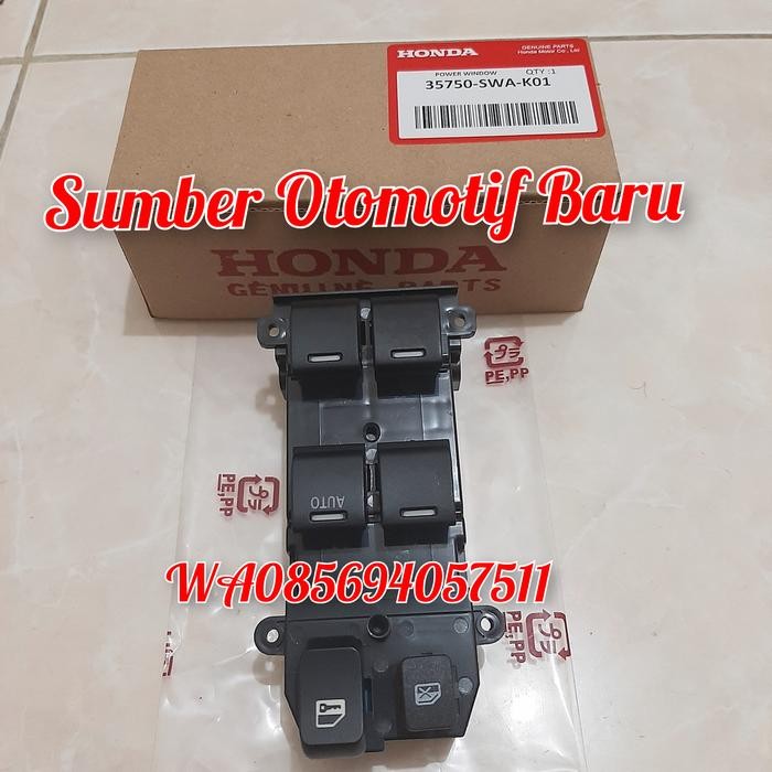 Terhemat Switch Saklar Power Window Kanan Honda Crv Gen3 Gen 3 Original
