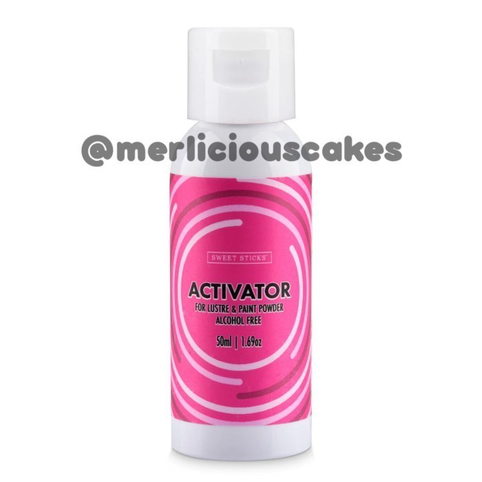 

50 Ml Stencil Activator Alcohol Free Lustre Paint Powder Sweet Sticks #Gratisongkir