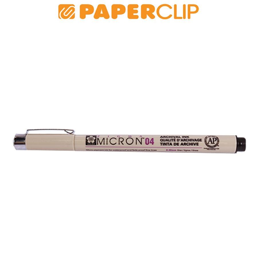 

BALLPOINT SAKURA PIGMA MICRON 04 BLACK