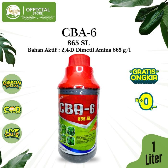 HERBISIDA CBA6 CBA 6 865SL SL 1L 1 LITER