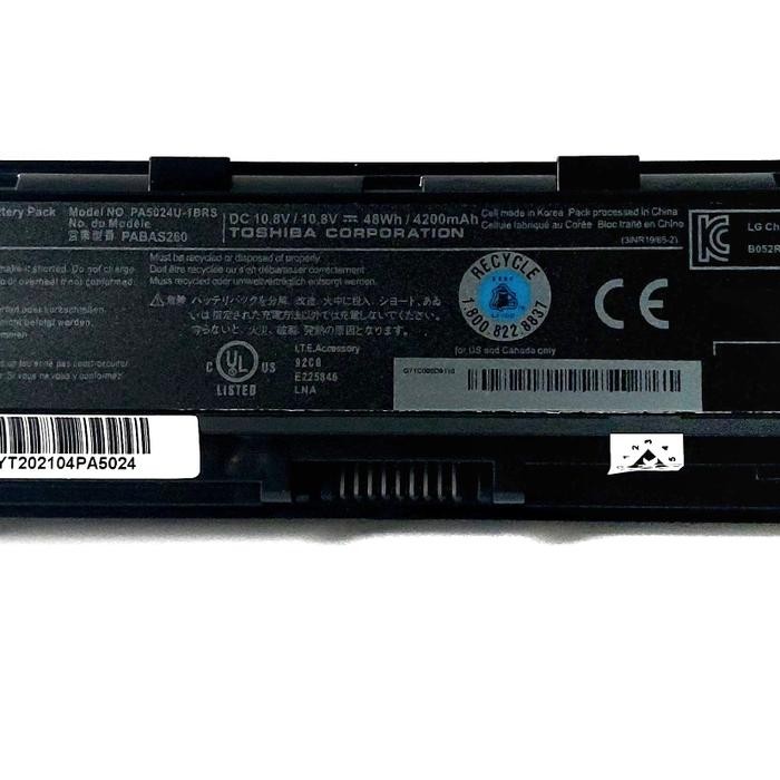 ORIGINAL BATERAI LAPTOP NOTEBOOK TOSHIBA C840 C840D C845 C850 C850D