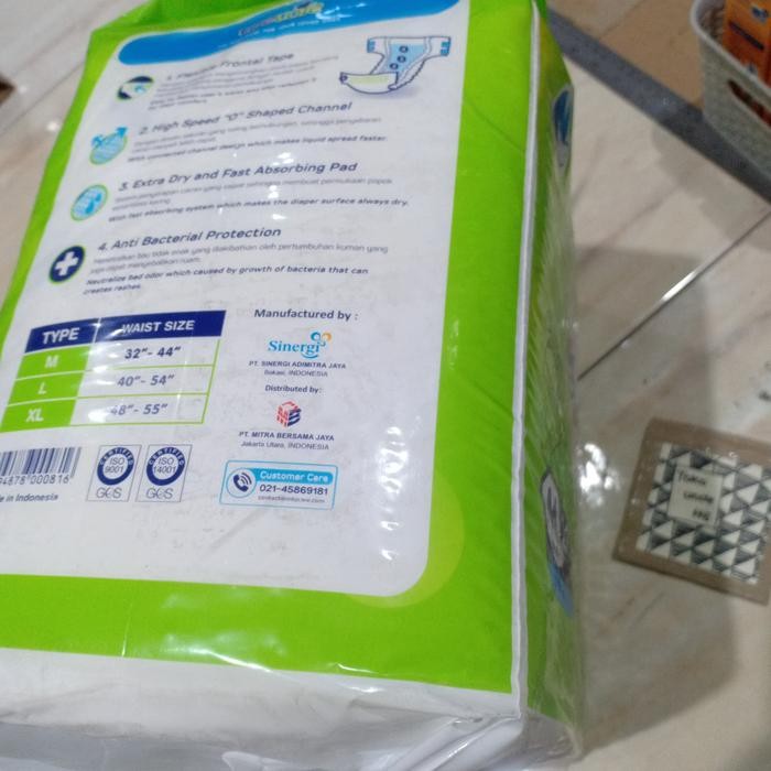Diapers Popok Dewasa Pampers WeCare M-10