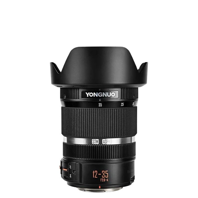 BEST SELLER Yongnuo YN12-35mm F2.8-4 M4/3 DSM AF internal Zoom Close Up camera lens for M4/3 Mount  