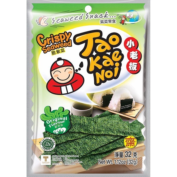 

PastikanTerjaminMutunya- Tao Kae Noi Crispy Seaweed Original Flavour 32 g
