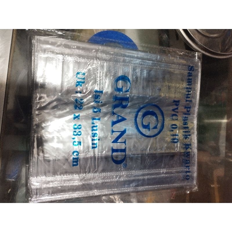 

SAMPUL PLASTIK MIKA UKURAN KWARTO DAN BOXY isi 60 lembar