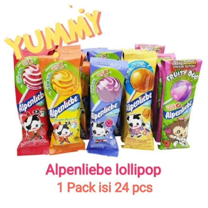 

PastikanTerjaminMutunya- Alpenliebe Lollipop Strawbery permen alpen lolipop gagang