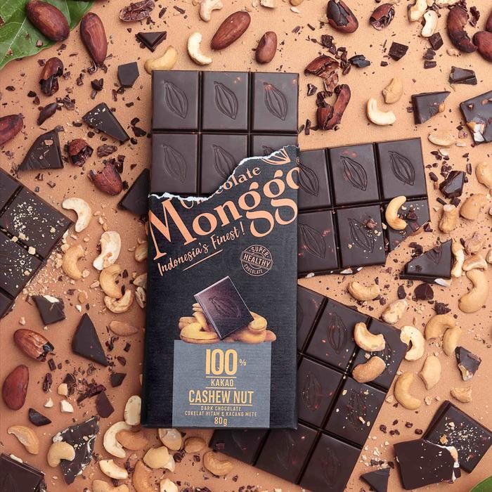 

PastikanTerjaminMutunya- Super Healthy Dark Coklat 100% 80g Chocolate Monggo Keto Friendly