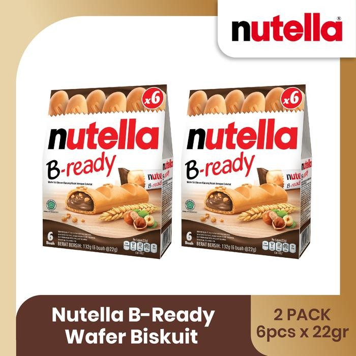

PastikanTerjaminMutunya- Nutella B-Ready Wafer Biskuit 132gr - TWINPACK