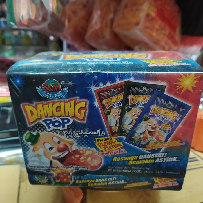 

PastikanTerjaminMutunya- permen dancing pop pletok plethok (box isi 40)
