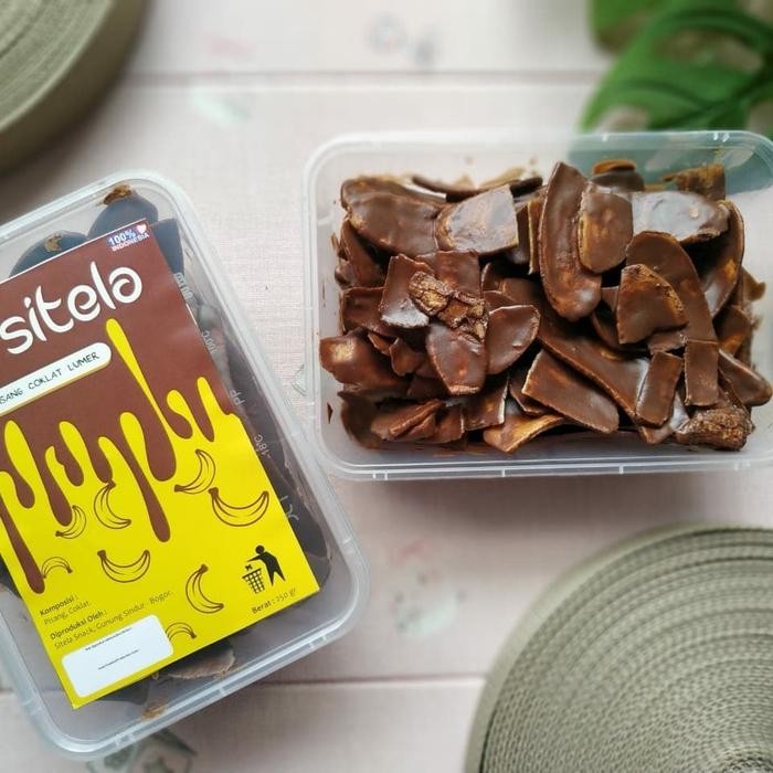 

PastikanTerjaminMutunya- Keripik Pisang - SITELA - Keripik Coklat Lumer Rasa Cokelat 250 gram