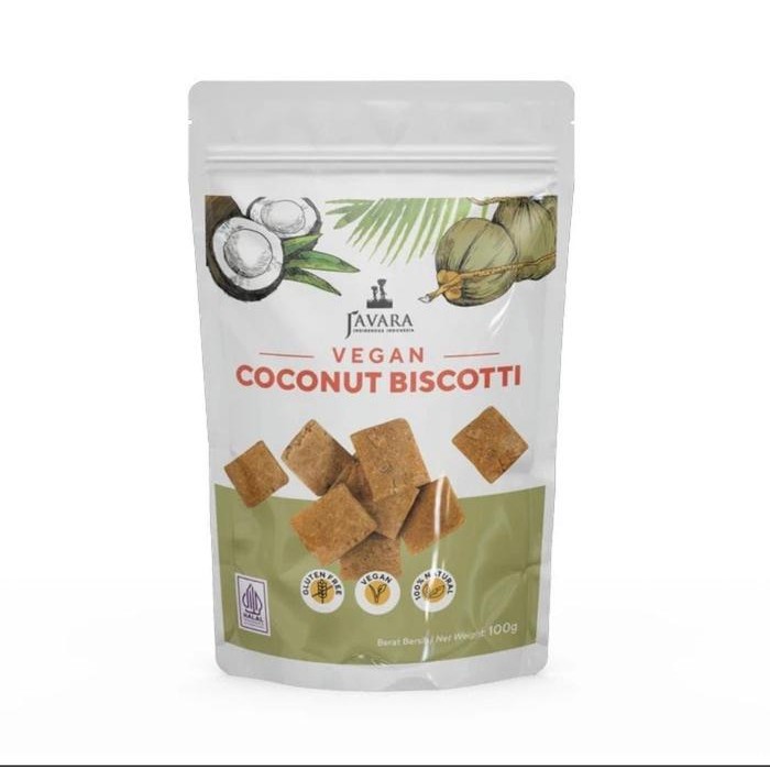 

PastikanTerjaminMutunya- Javara - Coconut Biscotti Original - 100 gr pouch