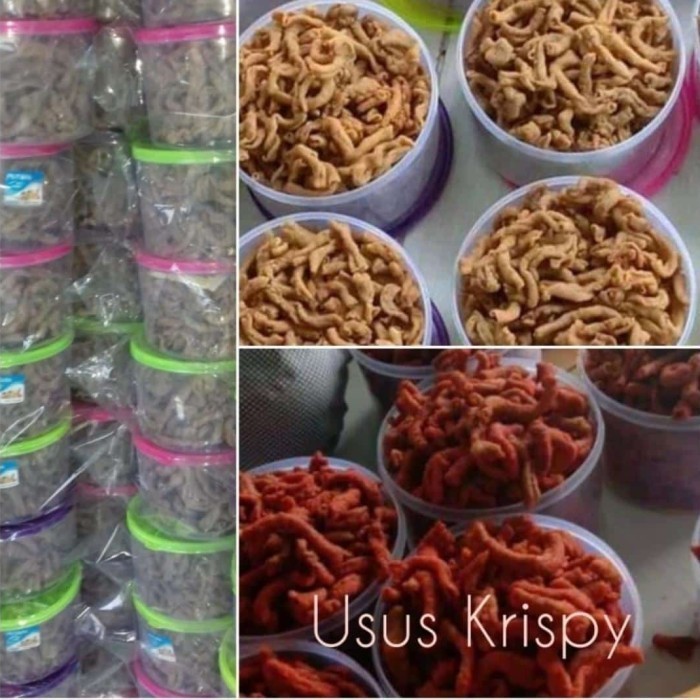 

PastikanTerjaminMutunya- Keripik Usus Crispy Original 350gram