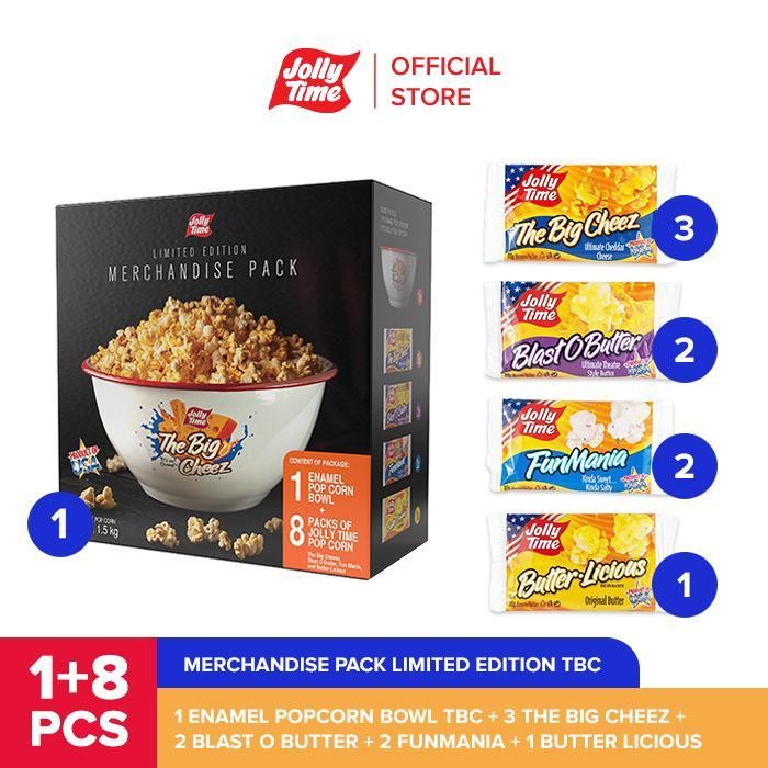 

PastikanTerjaminMutunya- Jolly Time Merchandise Limited Editions Package - The Big Cheez Bowl