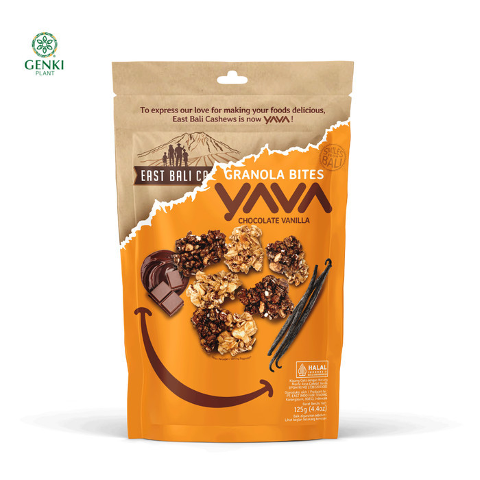 

PastikanTerjaminMutunya- Granola Bites Chocolate Vanilla (East Bali Cashews) - 125 g
