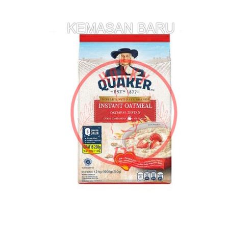 

PastikanTerjaminMutunya- Quaker Oatmeal Instant 1.2kg [Quaker Instant Merah]