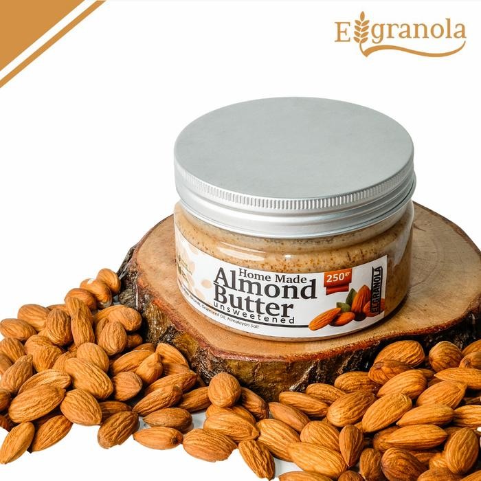 

PastikanTerjaminMutunya- Selai Kacang Almon / Almond Butter / Selai Sehat Natural Taste