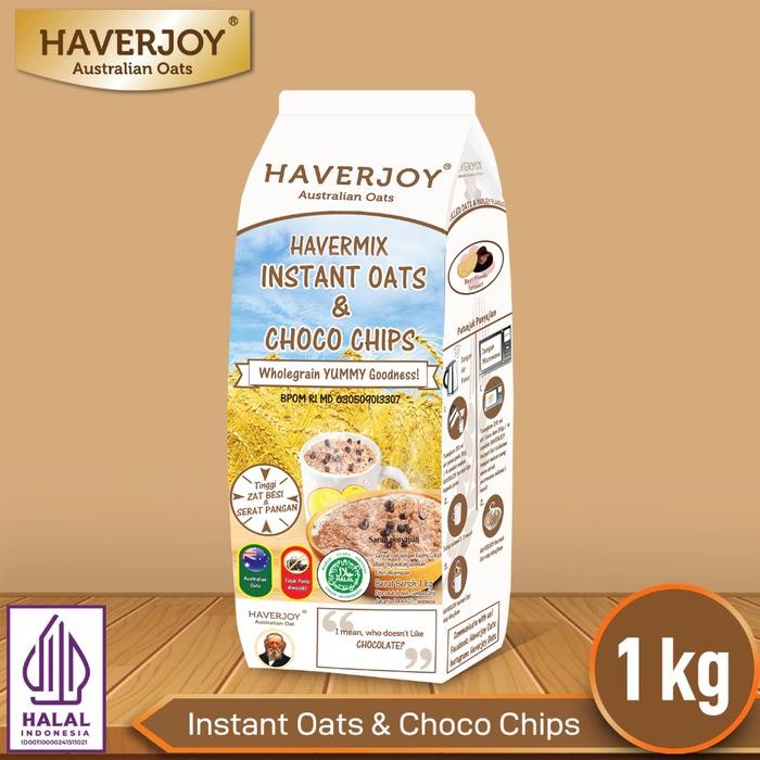

PastikanTerjaminMutunya- Haverjoy Instan Oats & Choco Chips - 1kg
