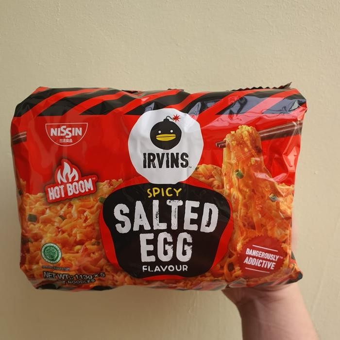 

PastikanTerjaminMutunya- Bungkus Nissin Irvins Noodle Salted Egg Spicy Salted Egg