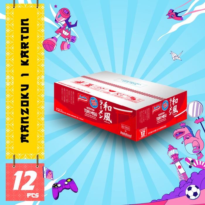 

SemuAReadyYaB0Zq- Pop Mie Tori Miso Ramen 1 Dus/12pcs 924gr