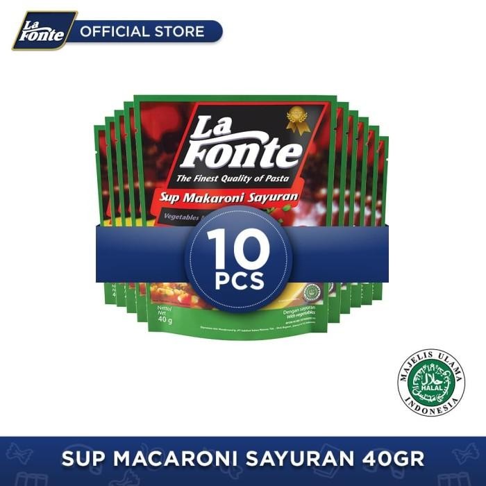 

SemuAReadyYaB0Zq- La Fonte - Promo Sup Macaroni Sayuran 40gr 10 Pcs