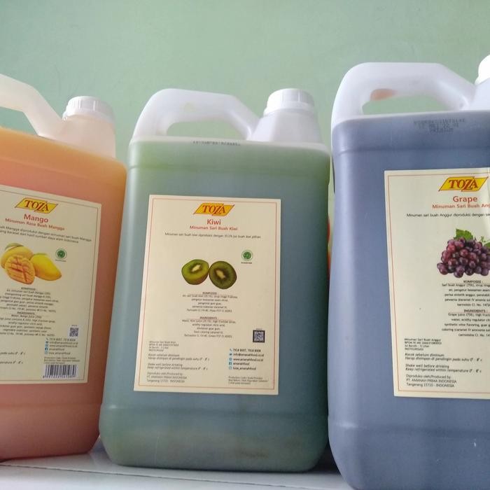 

SemuAReadyYaB0Zq- Jus TOZA 5 liter (GOJEK & GRAB ONLY)