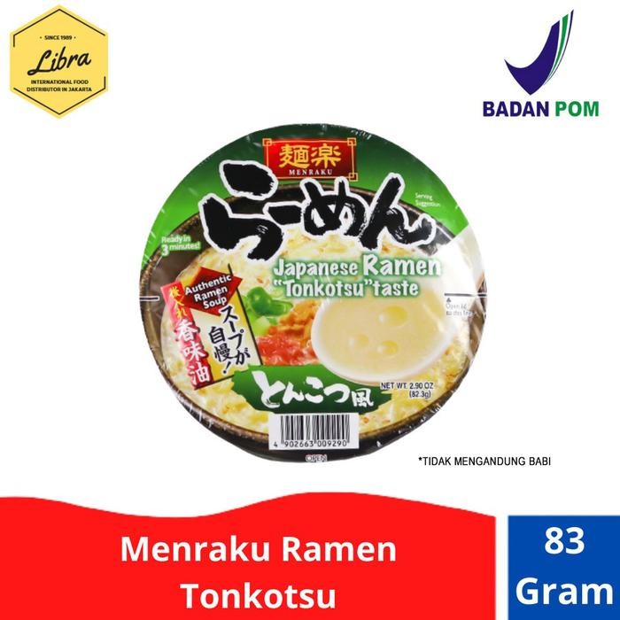 

SemuAReadyYaB0Zq- Menraku Ramen Tonkotsu Cup
